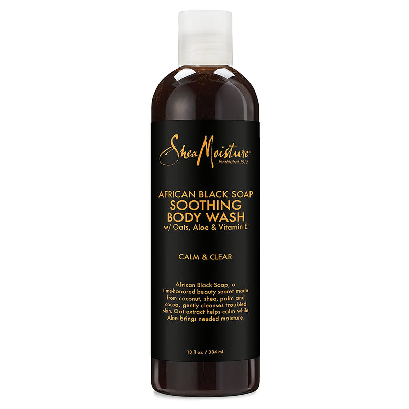 [Shea Moisture] African Black Soap Body Wash 13Oz