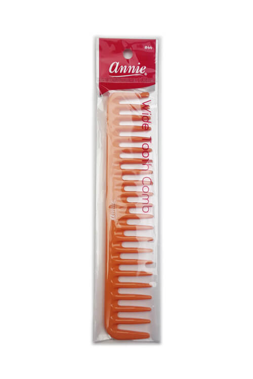 Annie Wide Tooth Comb Bone Color #44 With Package