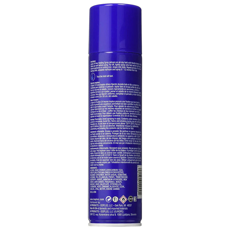 [Isoplus] 24 Hour Holding Hair Spray Extra Hold Formula 9Oz