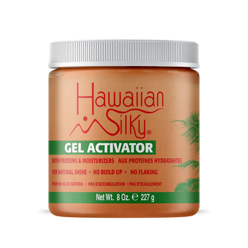 [Hawaiian Silky] Gel Activator W/ Proteins & Moisturizes For Natural Shine 8Oz