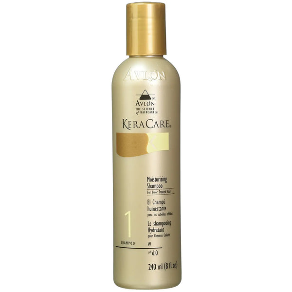 Avlon Keracare Moisturizing Shampoo For Color Treated Hair Ph6.0 8Oz