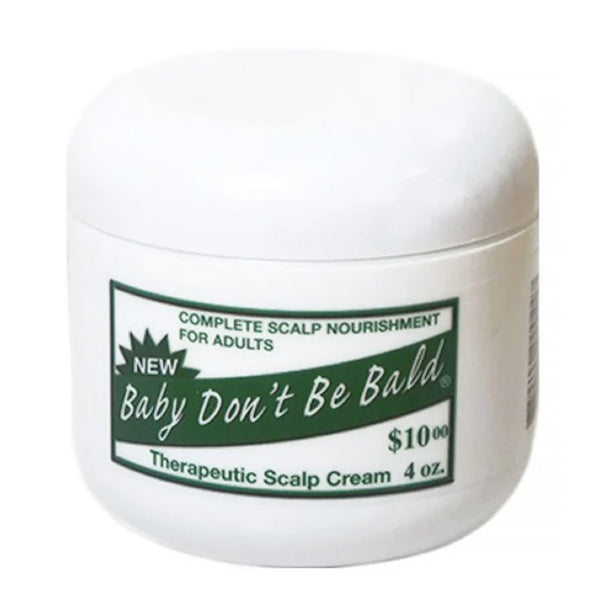 [Baby Don'T Be Bald] Therapeutic Scalp Cream - Nourishment For Adults 4Oz