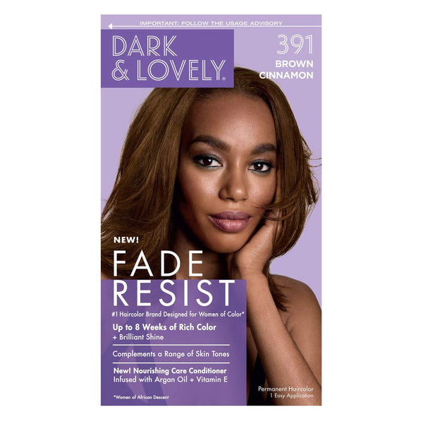 Dark&Lovely Fade Resist Rich Conditioning Hair Color #391 Brown Cinnamon