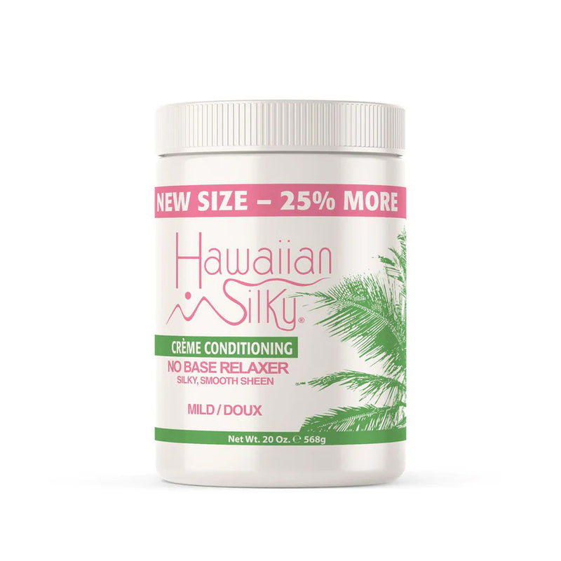 [Hawaiian Silky] No Base Relaxer Silky, Smooth Sheen "Mild" Strength 20Oz