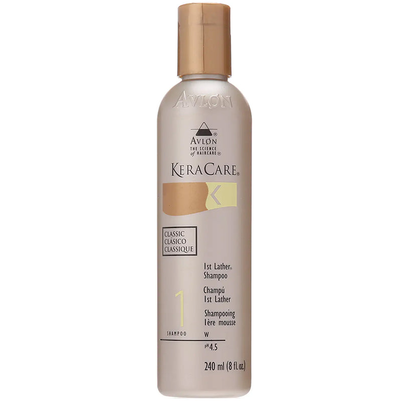 Avlon Keracare 1St Lather Shampoo Ph4.5 Sulfate-Free 8Oz