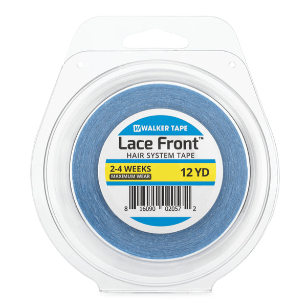 Walker 12 Yards Lace Front Support Tape (1/2 Inch) For Toupee And Wig, Clear