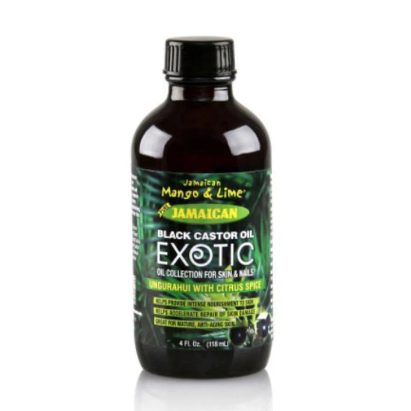 Jamaican Mango&Lime Pure Black Castor Oil Exotic Collection Ungurahui 4Oz