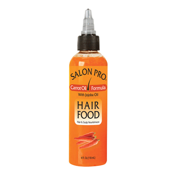 Salon Pro Hair Food Hair & Scalp Nourishment Carrot Oil W/ Jojoba Oil 4Oz