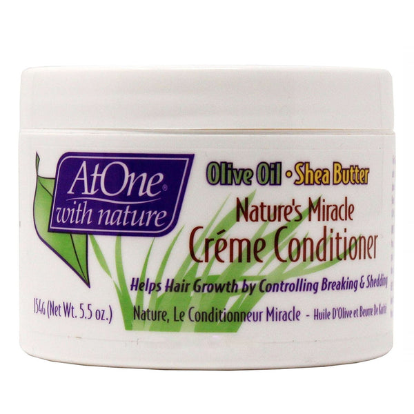 [Atone/At One] Creme Conditioner W/ Olive Oil & Shea Butter 5.5Oz