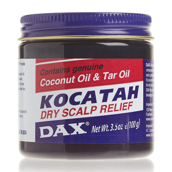 [Dax] Kocatah Dry Scalp Relief W/Coconut Oil & Tar Oil 3.5Oz