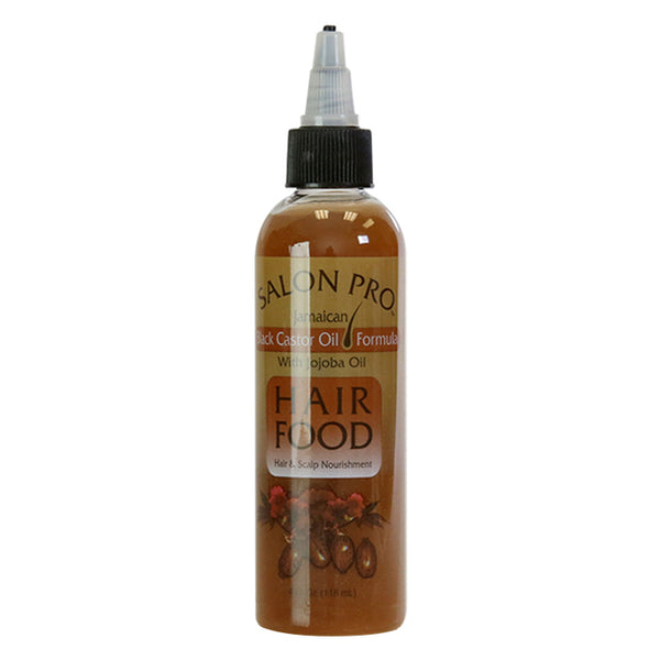 Salon Pro Hair Food Hair & Scalp Nourishment Black Castor Oil W/ Jojoba 4Oz