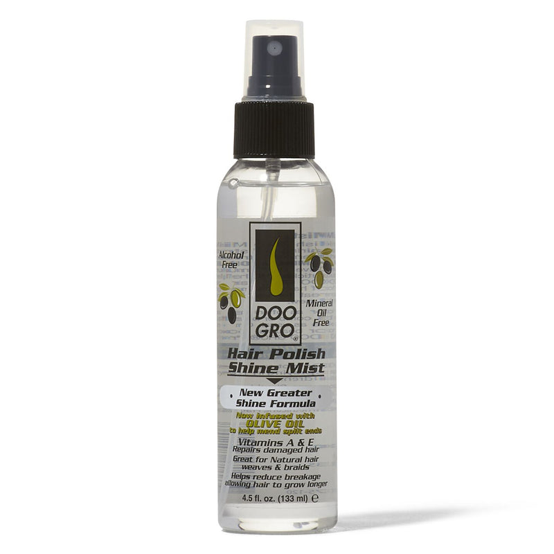 [Doo Gro] Hair Polish Shine Mist Oil Free With Aloe Vera & Vitamins 4.5 Oz