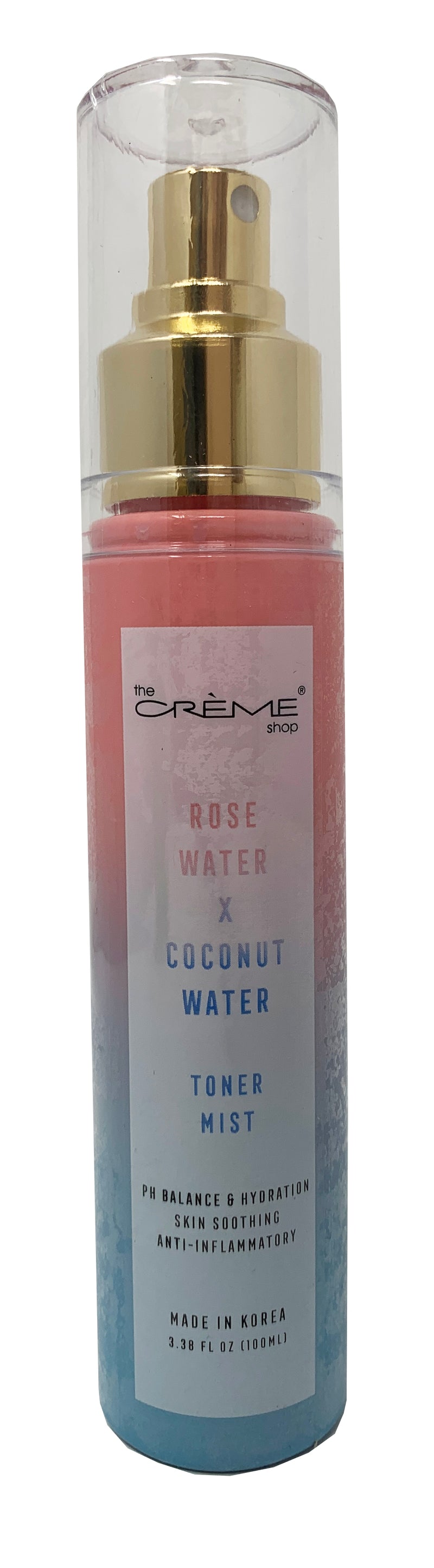 [The Creme Shop] Toner Mist 3.38oz, Rose Water & Coconut Water