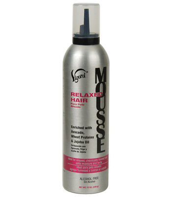 [Vigorol] Relaxed Hair Mousse Alcohol Free 12oz