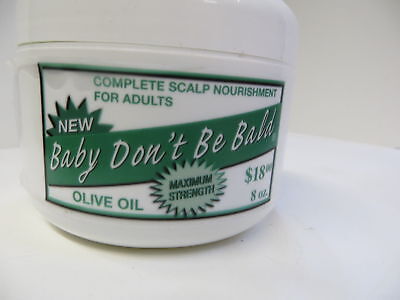 [Baby Don'T Be Bald] Olive Oil - Max Strength Scalp Nourishment For Adults 8Oz
