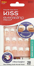 [Kiss] Everlasting French Square 28 Nails