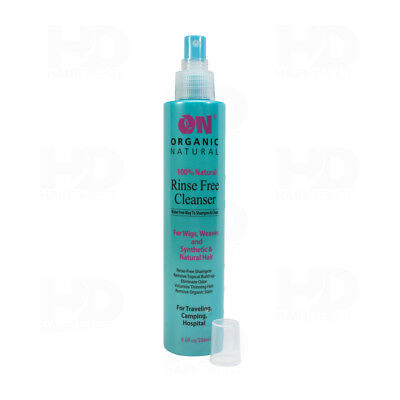 On Organic Natural Rinse-Free Cleanser Shampoo 8Oz For Synthetic & Natural Hair