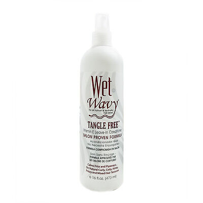 [Wet N Wavy] Tangle Free Vitamin E Leave-In Conditioner 16Oz Hair Mist Spray
