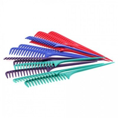 Annie Large Tail Comb Set 12Pcs #18 Assorted Color