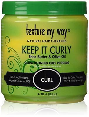 Texture My Way Keep It Curly Ultra-Defining Curl Pudding 15Oz