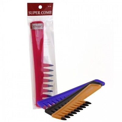 Annie Super Comb #110 Assorted Color Two Tone