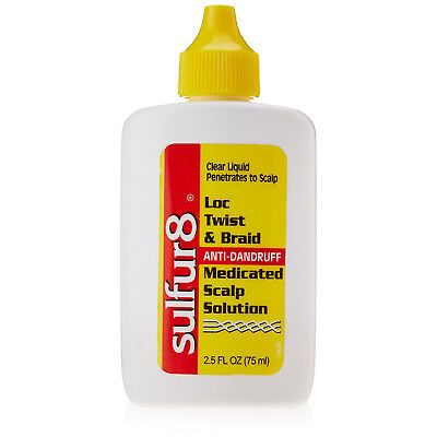 [Sulfur8] Loc Twist & Braid Anti-Dandruff Medicated Scalp Solution 2.5Oz
