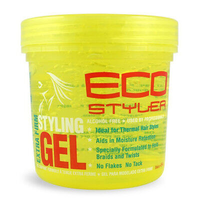 [Eco Styler] Professional Styling Gel Max Hold Colored Hair 16Oz Yellow