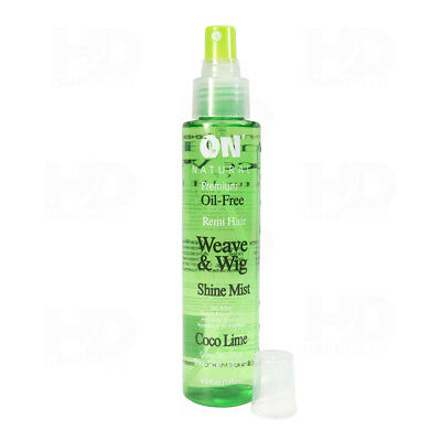 On Organic Natural Premium Oil Free Weave & Wig Shine Mist Coco Lime 4.5Oz