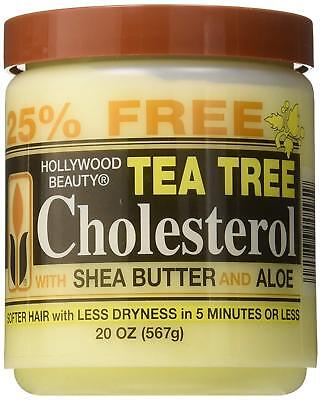 [Hollywood Beauty] Tea Tree Cholesterol Deep Conditioning Creme 20Oz