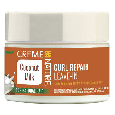 [Creme Of Nature] Coconut Milk Curl Repair Leave-In 11.5Oz Conditioner Detangler