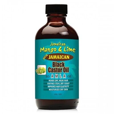[Jamaican Mango&Lime] Pure Organic Black Castor Oil Treatment Amla 4Oz