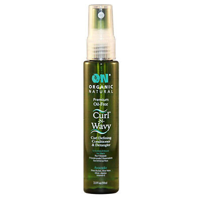 On Organic Natural Curl-N-Wavy Defining Conditioner&Detangler Avocado 2Oz