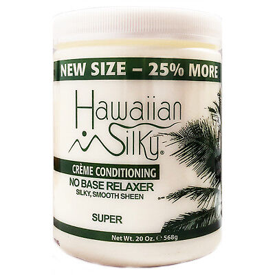 [Hawaiian Silky] No Base Relaxer Silky, Smooth Sheen "Super" Strength 20Oz