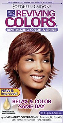 [Dark & Lovely] Soft Sheen Carson Reviving Colors Hair Dye #393 Spiced Auburn