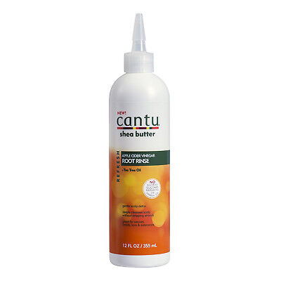 [Cantu] Shea Butter Refresh Apple Cider Vinegar Root Rinse 12Oz +Tea Tree Oil