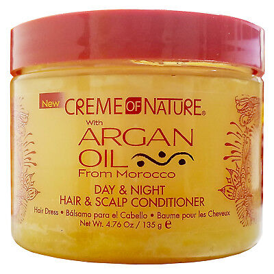 [Creme Of Nature] Argan Oil Day&Night Hair & Scalp Conditioner 4.76Oz Dress