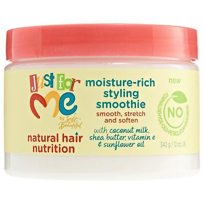 [Soft & Beautiful] Just For Me Natural Hair Nutrition Moisture-Rich Styling Smoothie 12Oz