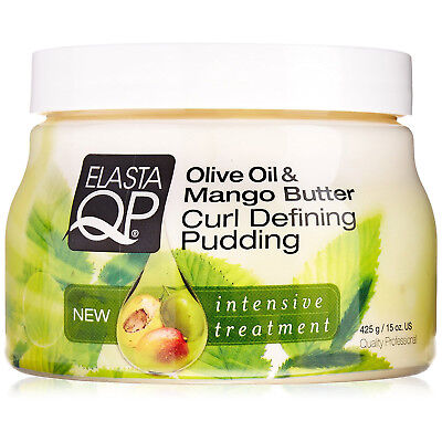 [Elasta Qp] Olive Oil & Mango Butter Curl Defining Pudding 15Oz