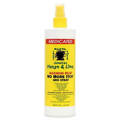 [Jamaican Mango & Lime] Mentholated Maximum Relief No More Itch Gro Spray 16Oz