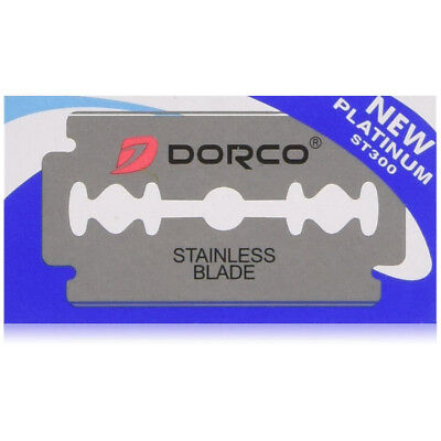 Dorco Platinum Stainless Double Edge Razor Blades 500 Count
