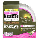 [Smooth 'N Shine] Olive & Tea Tree Instant Edge Smoothing Pomade 2Oz Control Gel