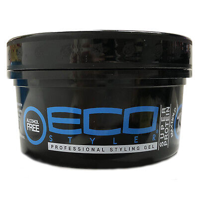 [Eco Styler] Styling Gel Super Protein Black *Maximum Hold* 8Oz