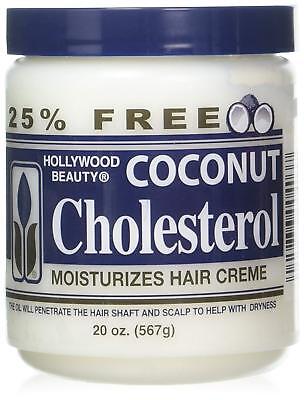 [Hollywood Beauty] Coconut Cholesterol Deep Conditioning Creme 20Oz