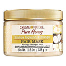 [Creme Of Nature] Pure Honey Moisture Replenish & Strength Hair Mask 11.5Oz