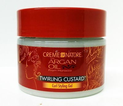 [Creme Of Nature] Argan Oil Twirling Custard Curl Styling Gel 11.5Oz