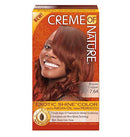 [Creme Of Nature] Argan Oil Exotic Shine Hair Color Dye Bronze Copper 7.64