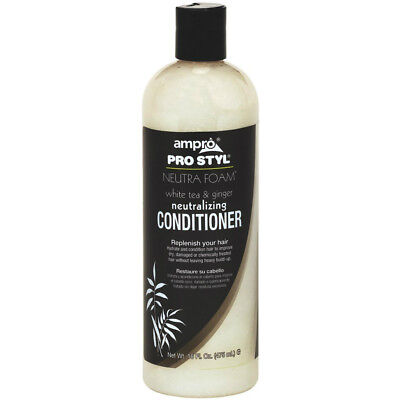 [Ampro] Pro Styl Neutra Foam Conditioner W/ White Tea & Ginger 16Oz Neutralizing