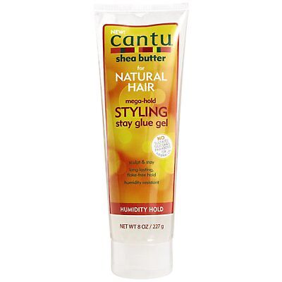 [Cantu] Shea Butter For Natural Hair Extreme Hold Styling Stay Glue 8Oz