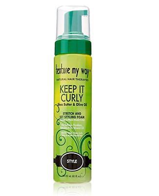 Texture My Way Keep It Curly Stretch And Set Styling Foam 8.5Oz