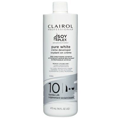 [Clairol] Professional Soy4Plex Pure White Creme Developer 10 Volume 16Oz